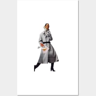 Man Walking Through Fashion History Posters and Art